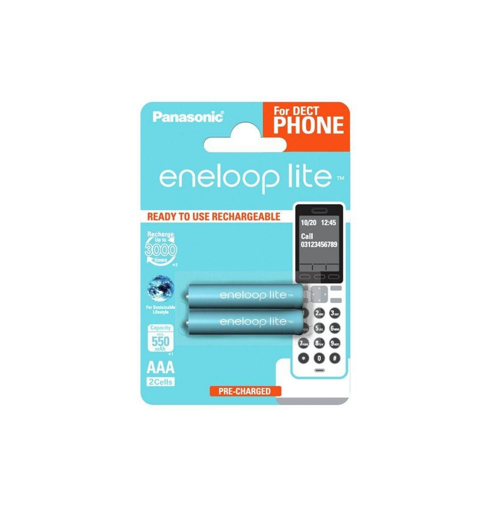 Panasonic Eneloop Lite DECT Micro AAA 550