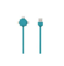 Allocacoc USB kabel blauw