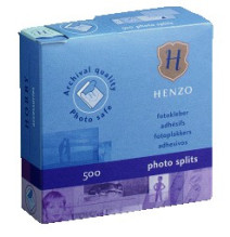 Henzo photo corners – 500 white mounts – safe photo mounting without damage