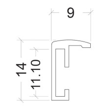 Fotolijst alu smal 19355 Fotolijst alu smal 19355