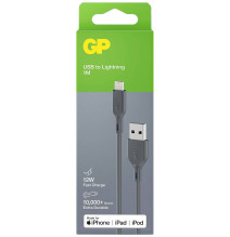 GP CL1N laad & sync kabel 1m USB-A / Apple Lightning, zwart
