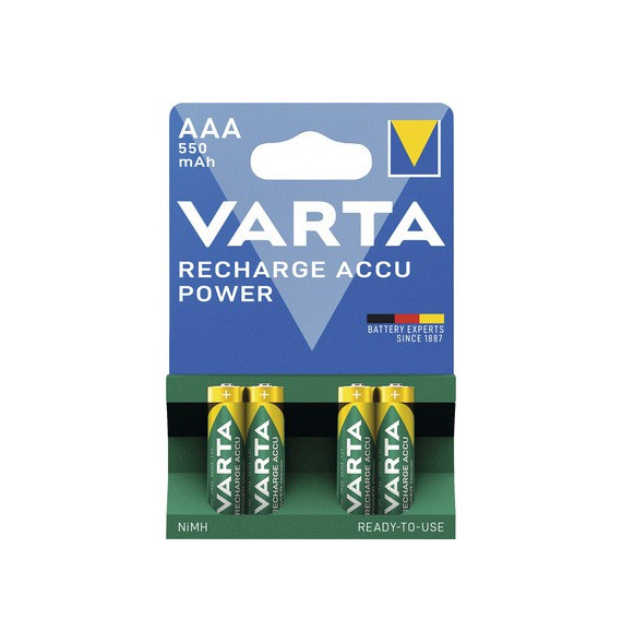 Varta AAA 550 mAH recharge accu