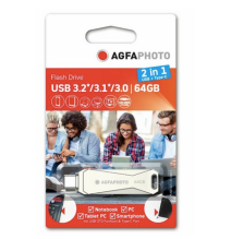 Agfa Photo USB 3.0 2in1 64GB USB-Type C