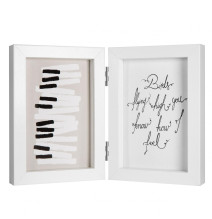 Henzo Fotolijst - Piano - Tweeluik - Geschikt voor 2x 10x15