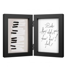 Henzo Piano Photo Frame 2x 13x18 cm – Double Collage Frame - 82.721