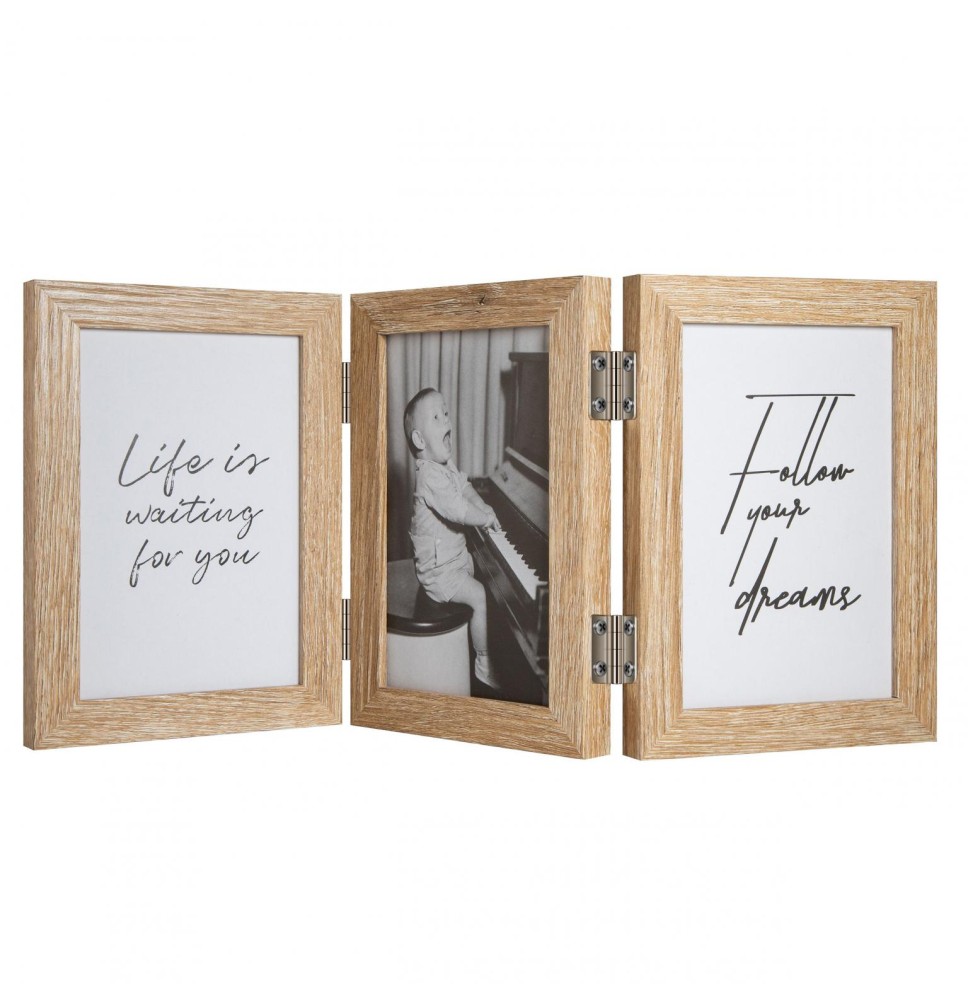 Henzo Piano Triple Photo Frame 3x 10x15 cm – Folding Frame – 82.723