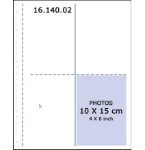 Henzo Fototassen – Wit – Geschikt voor 10x15 cm Foto’s