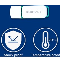 Philips USB stick 2.0 8GB - Snow - Groen- FM08FD70B