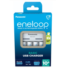 Panasonic Eneloop oplader incl. batterijen