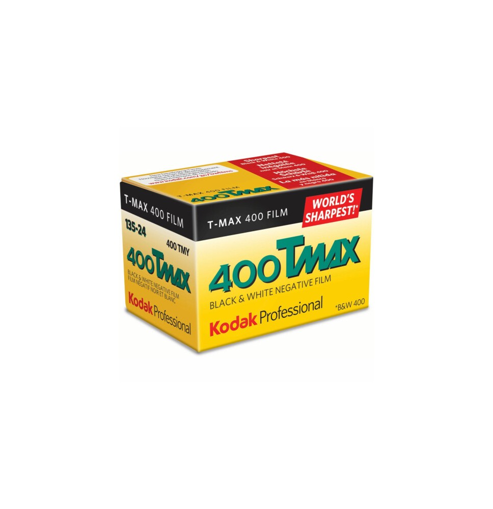 ISO 400 zwart-wit film met fijne korrel en uitstekende prestaties bij weinig licht.